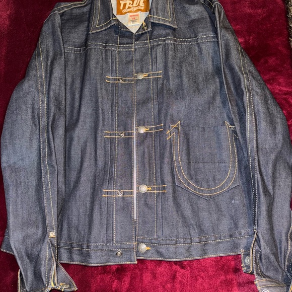 True Religion Men's Denim Jacket - Blue - Picture 2 of 7